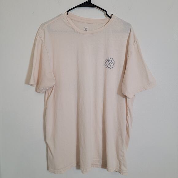 Huckberry Roark Cream Ghost Rider Tee T-Shirt XL 100% Cotton Casual Men Graphic - Picture 2 of 10